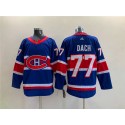Montreal Canadiens #77 Kirby Dach Blue Stitched Jersey
