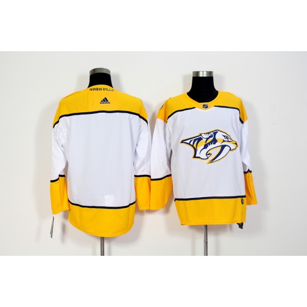 Nashville Predators White Stitched Adidas Jersey