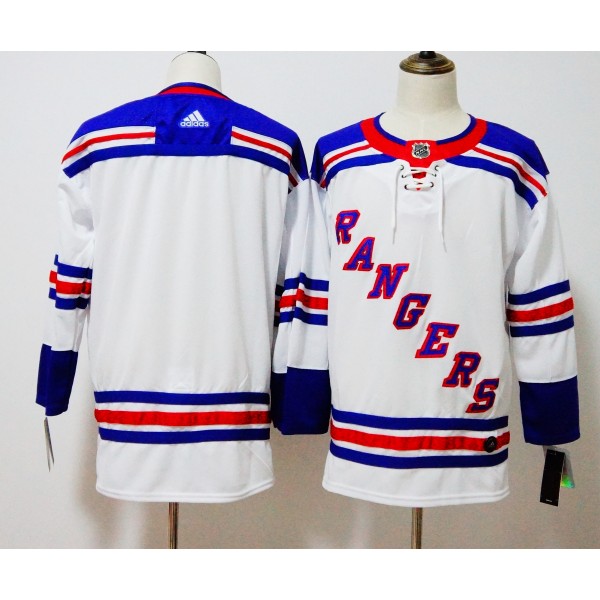 New York Rangers White Stitched Adidas Jersey