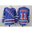 New York Rangers #11 Mark Messier Royal Throwback CCM Stitched Jersey