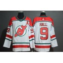 New Jersey Devils #9 Taylor Hall White Stitched Jersey
