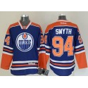Oilers #94 Ryan Smyth Ligtht Blue Stitched Jersey
