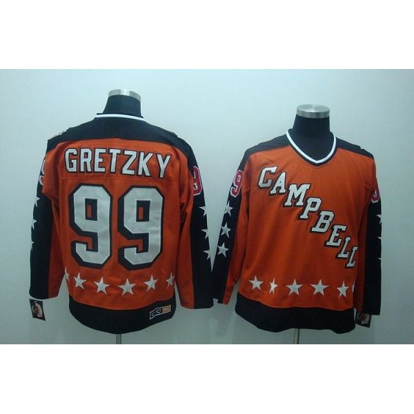 Oilers #99 Wayne Gretzky Stitched Orange Jersey
