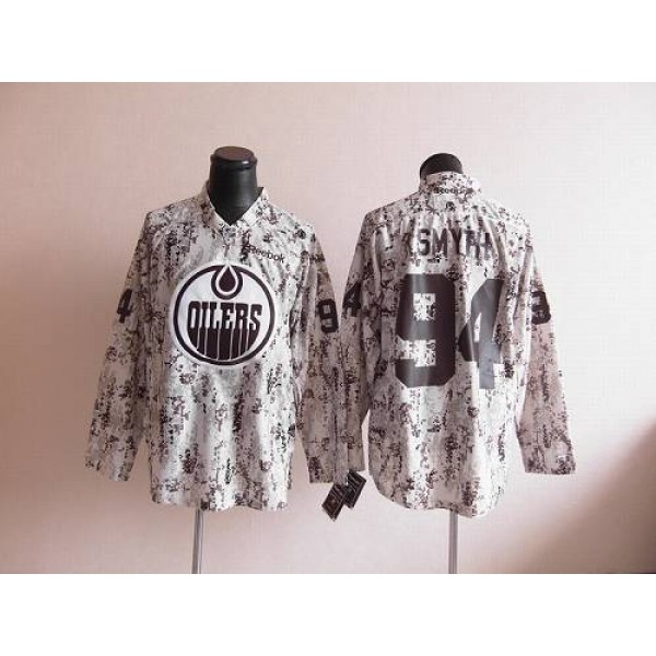 Oilers #94 Ryan Smyth Camouflage Stitched Jersey