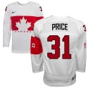 Olympic 2014 CA. #31 Carey Price White Stitched Jersey