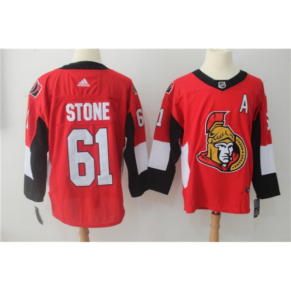 Ottawa Senators #61 Mark Stone Red Stitched Adidas Jersey