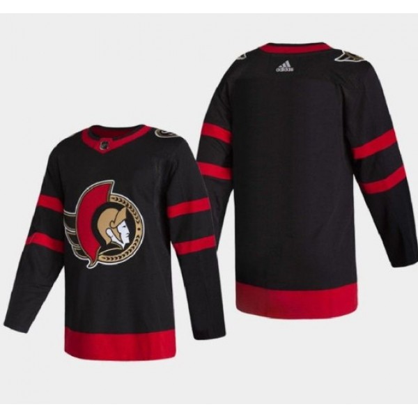 Ottawa Senators Blank 2021 Black Stitched Home Jersey