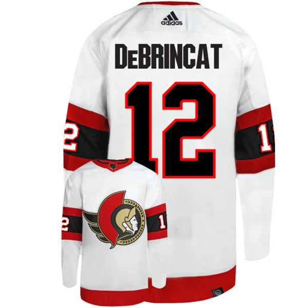 Ottawa Senators #12 Alex DeBrincat White Stitched Home Jersey