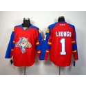 Panthers #1 Roberto Luongo Red Home Stitched Jersey