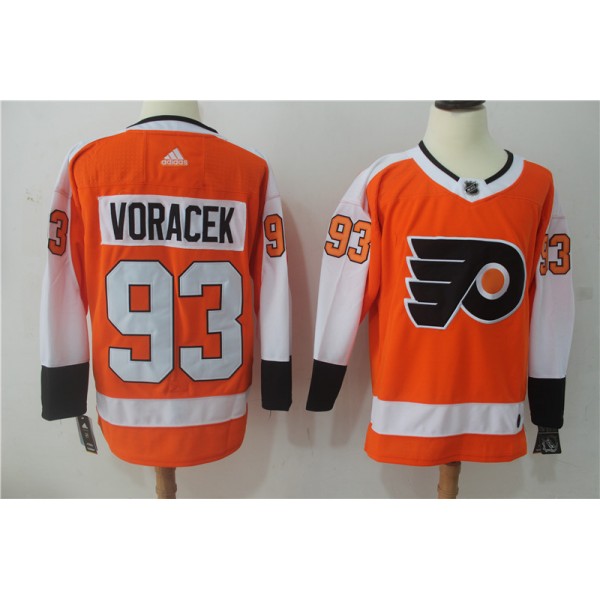 Philadelphia Flyers #93 Jakub Voracek Orange Stitched Adidas Jersey