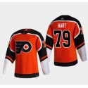 Philadelphia Flyers #79 Carter Hart Orange Reverse Retro Stitched Jersey