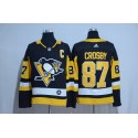 Pittsburgh Penguins #87 Sidney Crosby Adidas Black Road Authentic Stitched Jersey