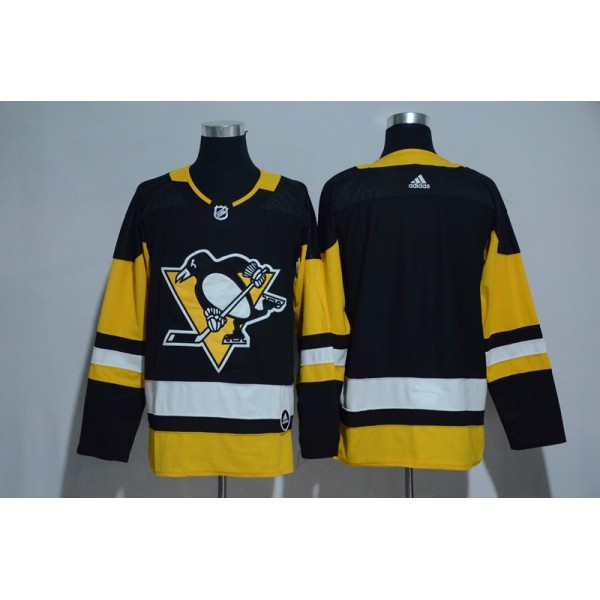 Pittsburgh Penguins Black Adidas Stitched Jersey
