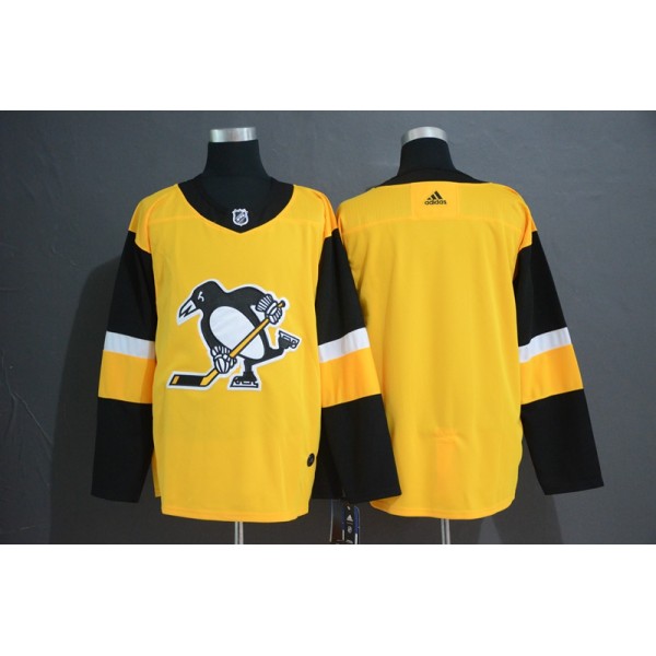 Pittsburgh Penguins Gold Stitched Jersey