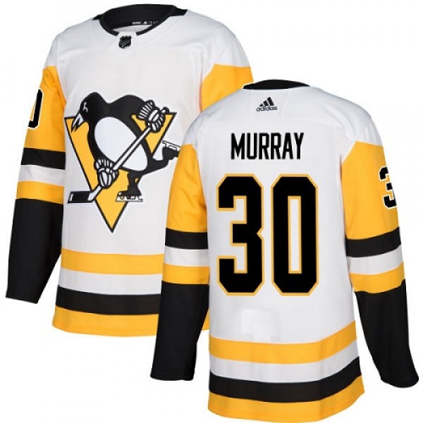Pittsburgh Penguins #30 Matt Murray White Stitched Jersey