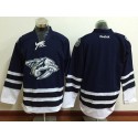 Predators Blank Blue Third Stitched Jersey