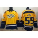 Predators #59 Roman Josi Yellow Home Stitched Jersey