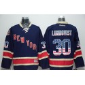 Rangers #30 Henrik Lundqvist Navy Blue USA Flag Fashion Stitched Jersey