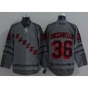 Rangers #36 Mats Zuccarello Charcoal Cross Check Fashion Stitched Jersey