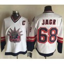 Rangers #68 Jaromir Jagr White CCM Statue Of Liberty Stitched Jersey