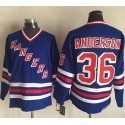 Rangers #36 Glenn Anderson Blue CCM Heroes Of Hockey Alumni Stitched Jersey
