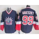 Rangers #99 Wayne Gretzky Navy Blue CCM Statue Of Liberty Stitched Jersey