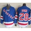 Rangers #28 Tie Domi Light Blue CCM Throwback Stitched Jersey