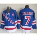 Rangers #7 Rod Gilbert Light Blue CCM Throwback Stitched Jersey