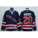 Rangers #20 Chris Kreider Dark Blue Third Stitched Jersey