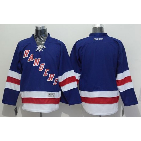Rangers Blank Blue Stitched Jersey