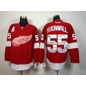 Red Wings #55 Niklas Kronwall Red Stitched Jersey