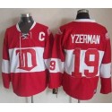 Red Wings #19 Steve Yzerman Red Winter Classic CCM Throwback Stitched Jersey