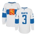 Team Finland #3 Olli Maatta White 2016 World Cup Stitched Jersey