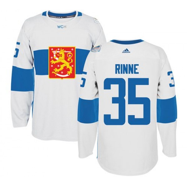 Team Finland #35 Pekka Rinne White 2016 World Cup Stitched Jersey