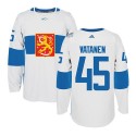 Team Finland #45 Sami Vatanen White 2016 World Cup Stitched Jersey