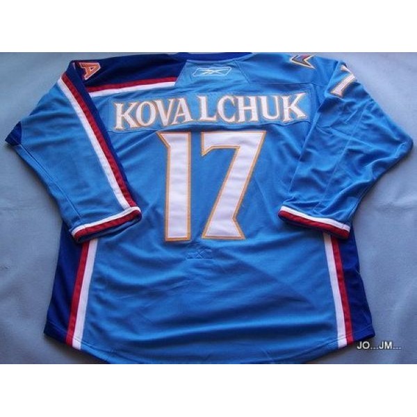 Thrashers #17 Ilya Kovalchuk Stitched Blue Jersey