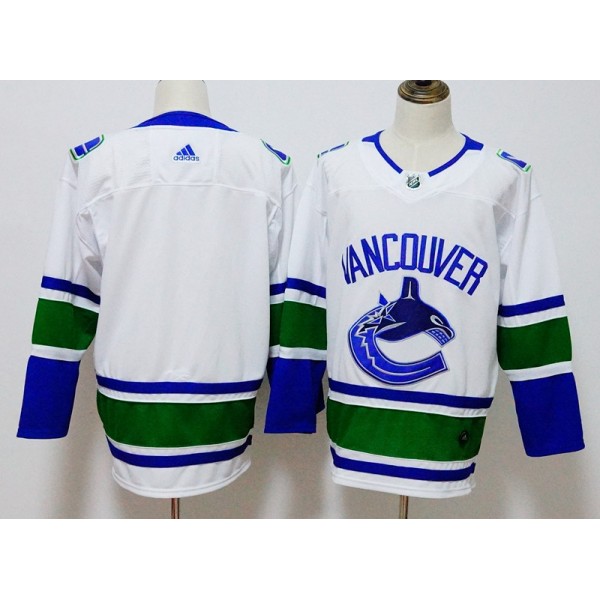 Vancouver Canucks White Stitched Adidas Jersey