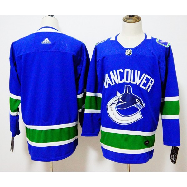 Vancouver Canucks Blue Stitched Adidas Jersey