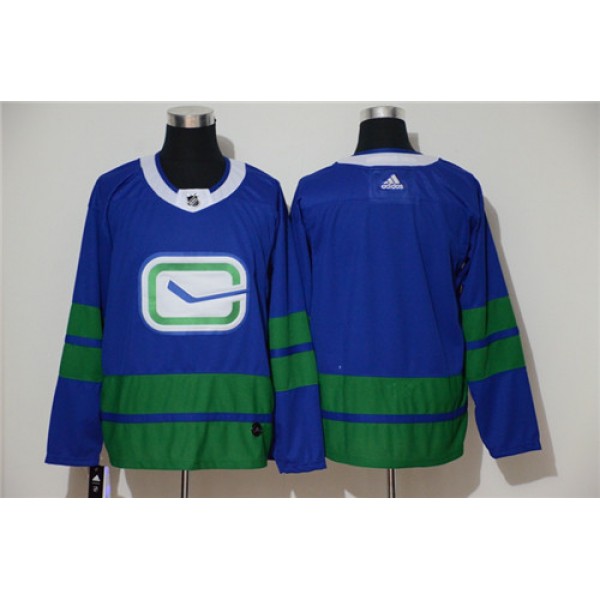 Vancouver Canucks Blue Stitched Jersey