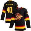 Vancouver Canucks #40 Elias Pettersson Black Stitched Jersey