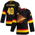 Vancouver Canucks #40 Elias Pettersson 50th Anniversary Black Stitched Jersey