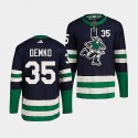 Vancouver Canucks #35 Thatcher Demko Navy 2022 Reverse Retro Stitched Jersey