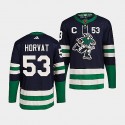 Vancouver Canucks #53 Bo Horvat Navy 2022 Reverse Retro Stitched Jersey