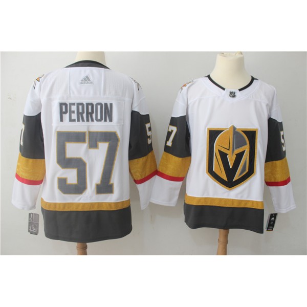 Vegas Golden Knights #57 David Perron White Stitched Adidas Jersey