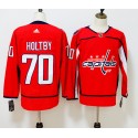 Washington Capitals #70 Braden Holtby Red Stitched Adidas Jersey