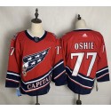 Washington Capitals #77 T.J. Oshie 2021 Red Reverse Retro Stitched Jersey