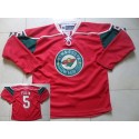 Wild #5 Christian Folin Red Stitched Jersey