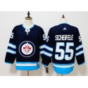 Winnipeg Jets #55 Mark Scheifele Navy Stitched Adidas Jersey