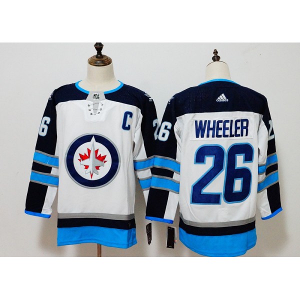 Winnipeg Jets #26 Blake Wheeler White Stitched Adidas Jersey