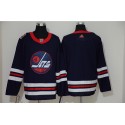 Winnipeg Jets Blank Navy Stitched Jersey